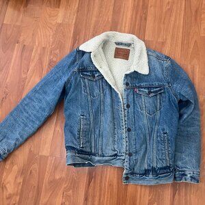 Levis Sherpa Denim Trucker Jacket